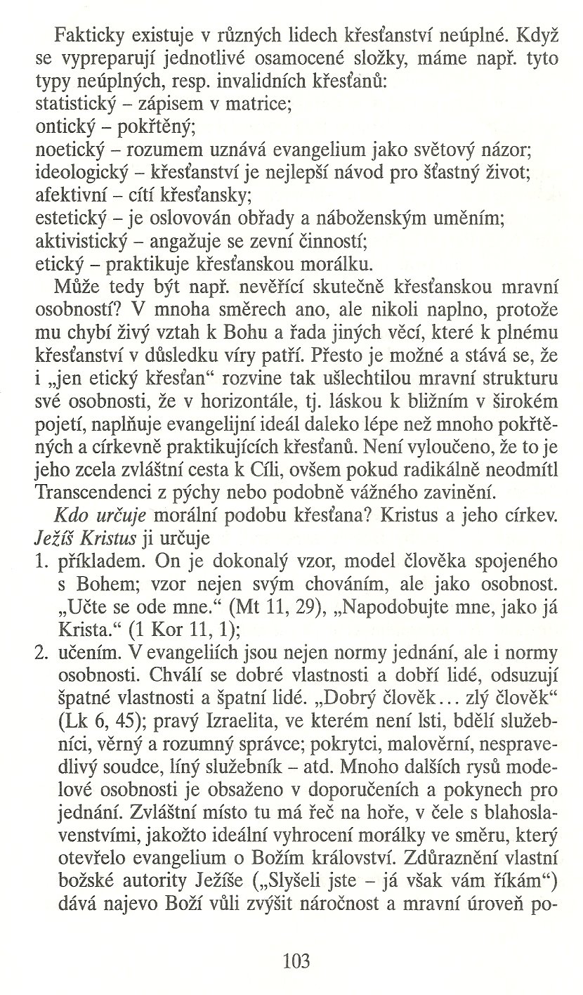 Slovo o této době / Mravní osobnost / strana 103
